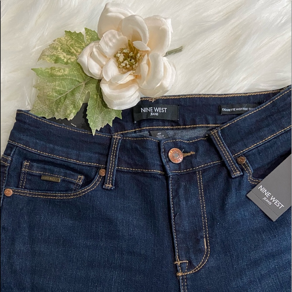 Nine West high rise skinny jeans NWT